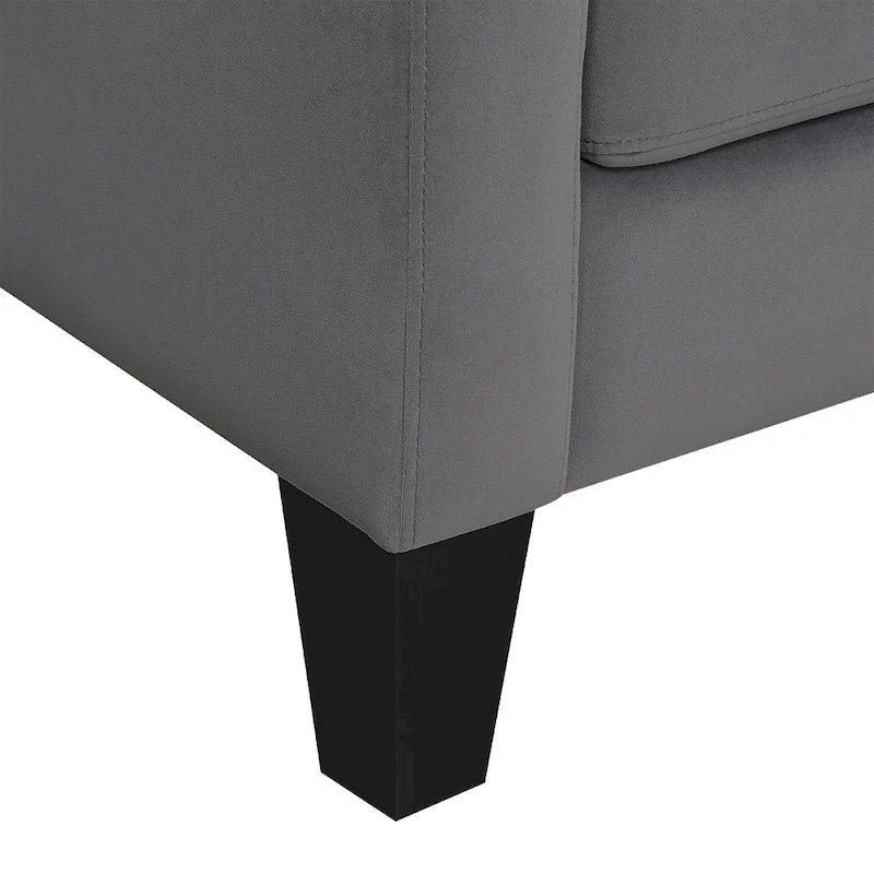 Ally Polyester Mid-Century Arm Chair