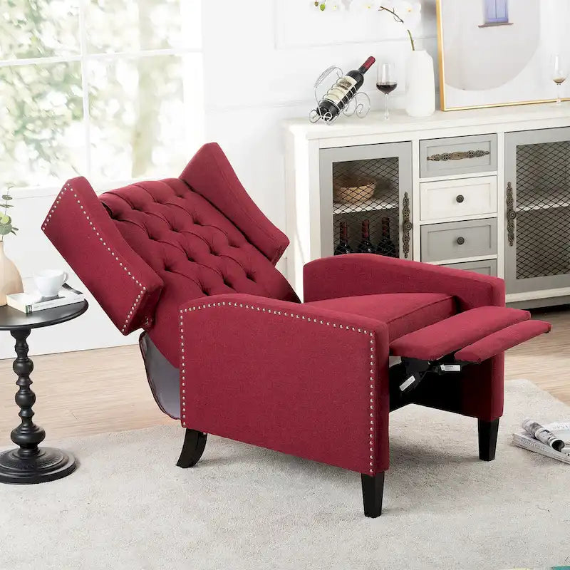 Wide Manual Wing Chair Recliner - 34.45 x 27.16 x 40.55