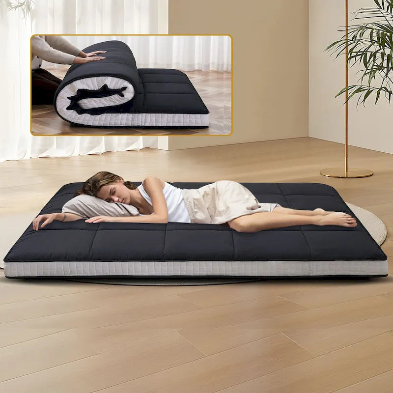 DoCred Roll Up Floor Japanese Mattress Futon with storage bag