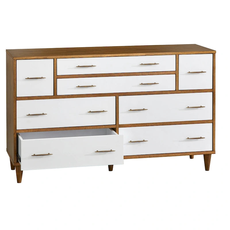 Lifestorey Ana 8-Drawer Mid-Century Modern Dresser