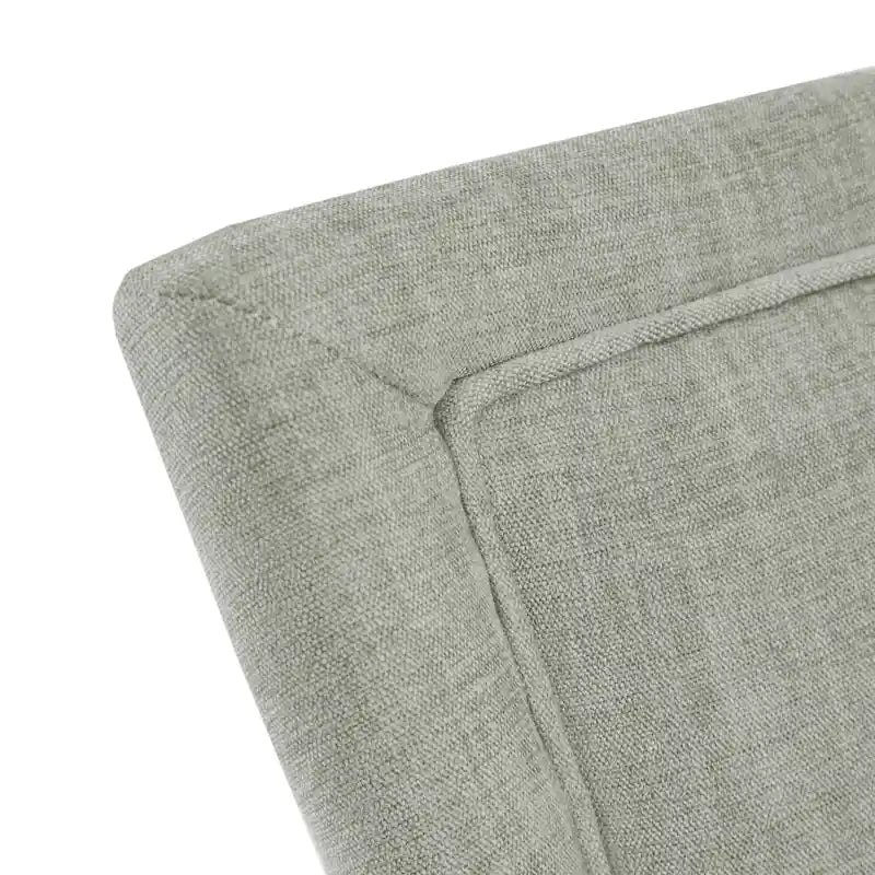 Upholstered Dining Side Chairs with Wood Legs (Set of 2)