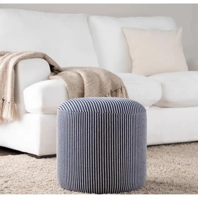 Round 16 Knitted Pouf Ottoman