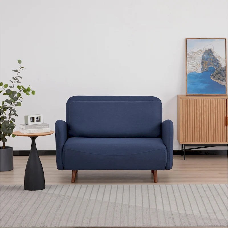 Convertible Futon Chair - Velvet or Faux Linen