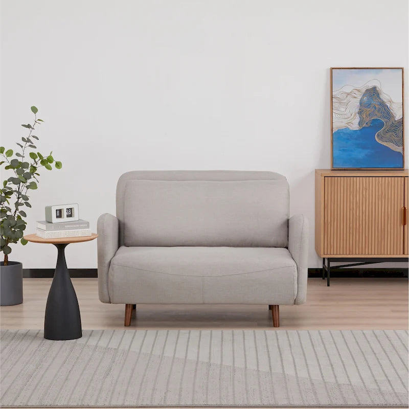 Convertible Futon Chair - Velvet or Faux Linen