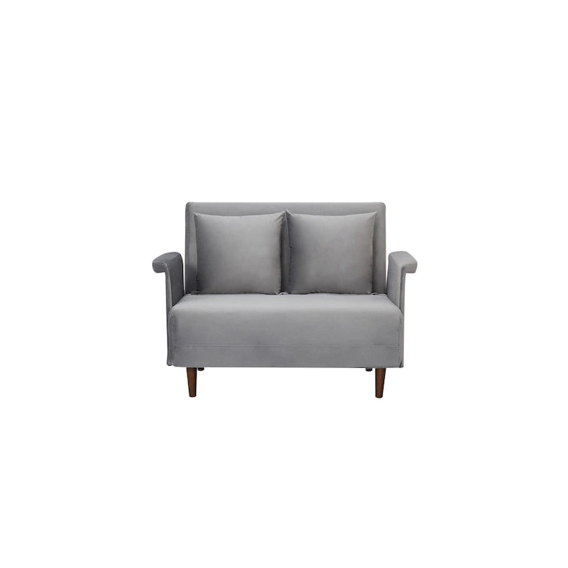 Convertible Futon Chair - Velvet or Faux Linen