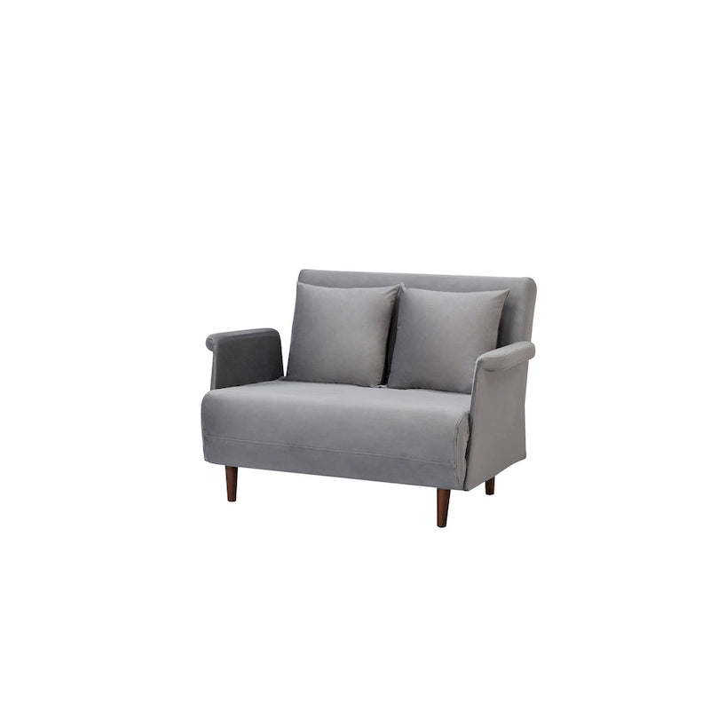 Convertible Futon Chair - Velvet or Faux Linen