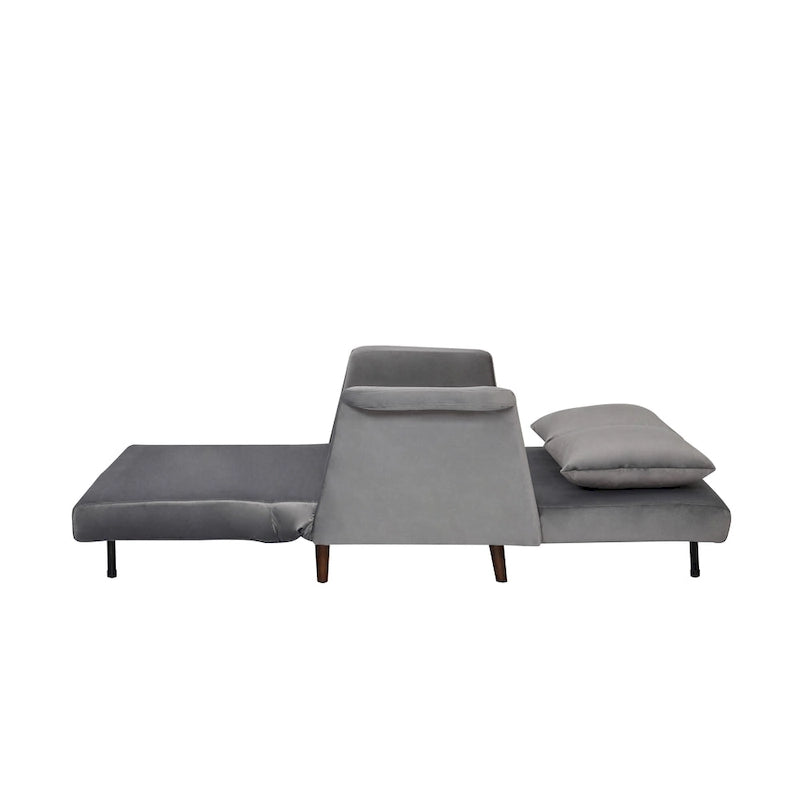 Convertible Futon Chair - Velvet or Faux Linen