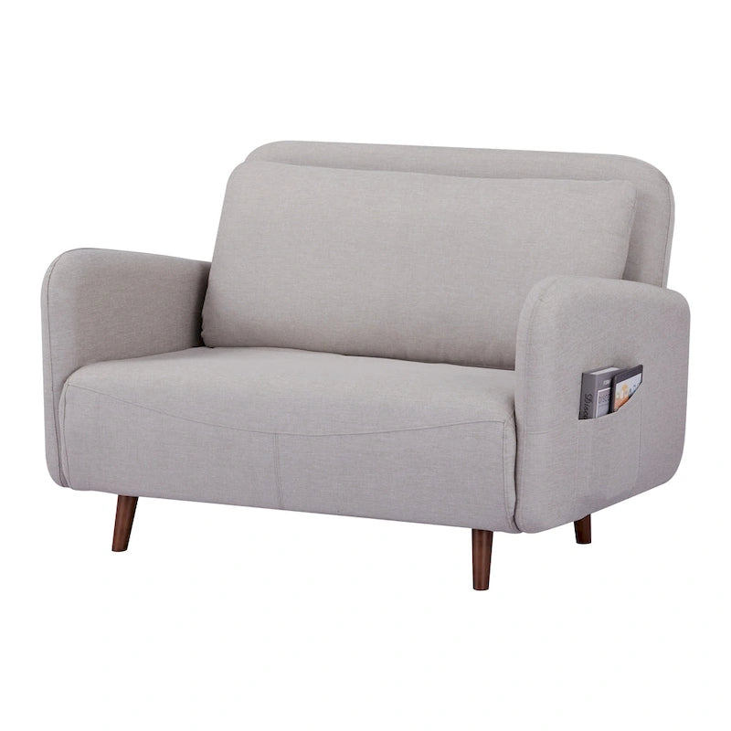 Convertible Futon Chair - Velvet or Faux Linen