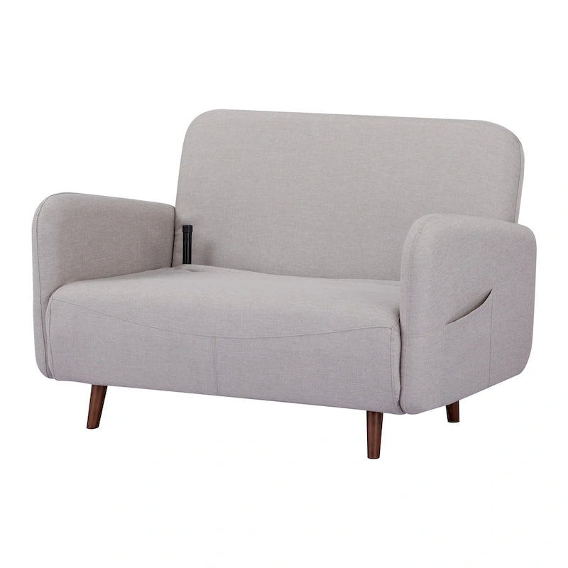 Convertible Futon Chair - Velvet or Faux Linen