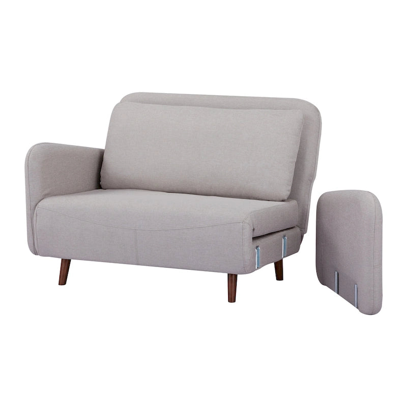 Convertible Futon Chair - Velvet or Faux Linen