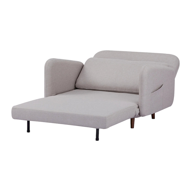 Convertible Futon Chair - Velvet or Faux Linen