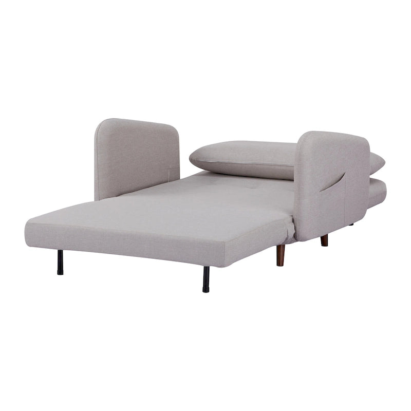 Convertible Futon Chair - Velvet or Faux Linen