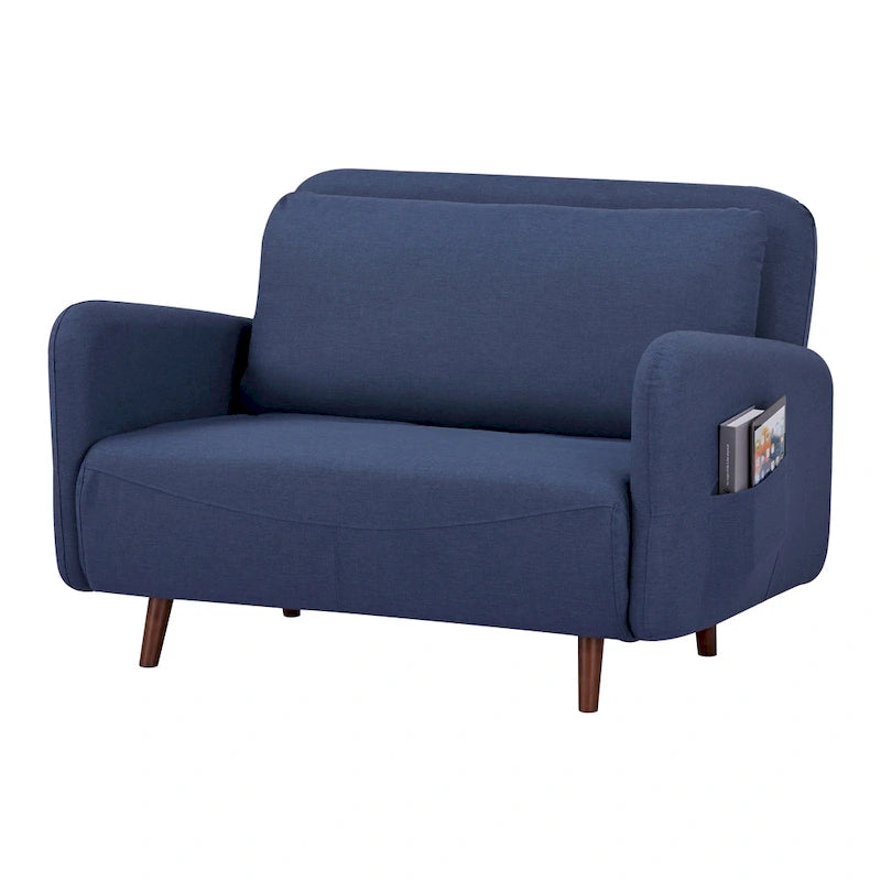 Convertible Futon Chair - Velvet or Faux Linen