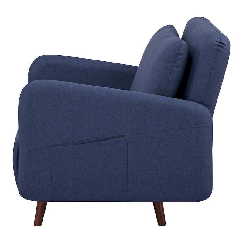 Convertible Futon Chair - Velvet or Faux Linen