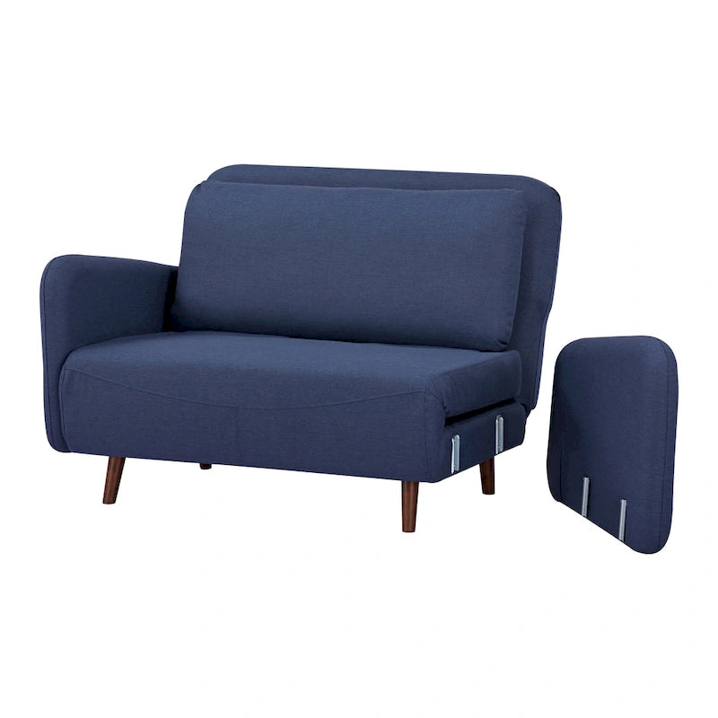 Convertible Futon Chair - Velvet or Faux Linen