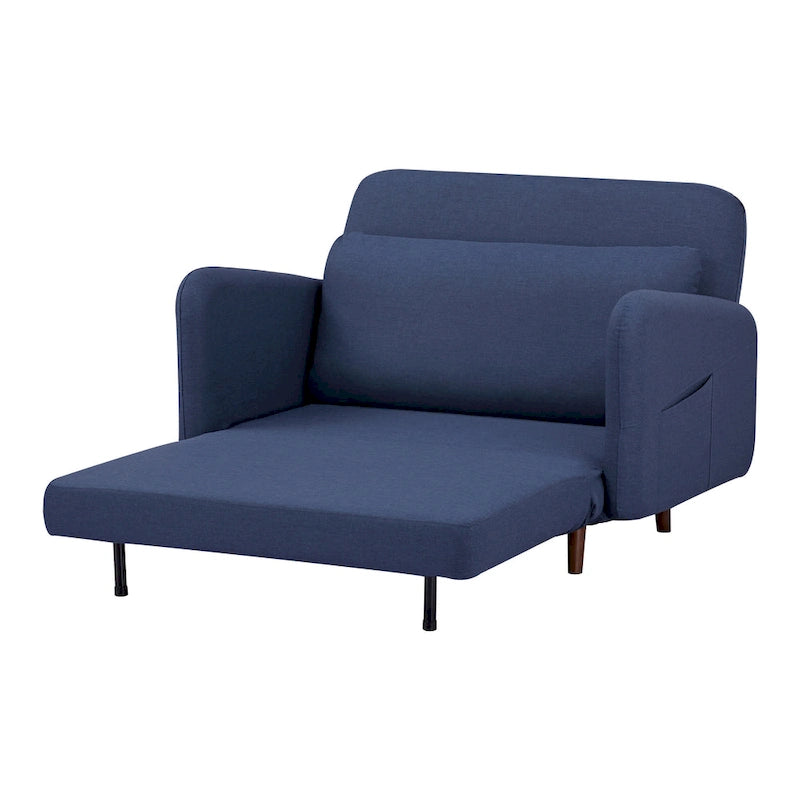 Convertible Futon Chair - Velvet or Faux Linen
