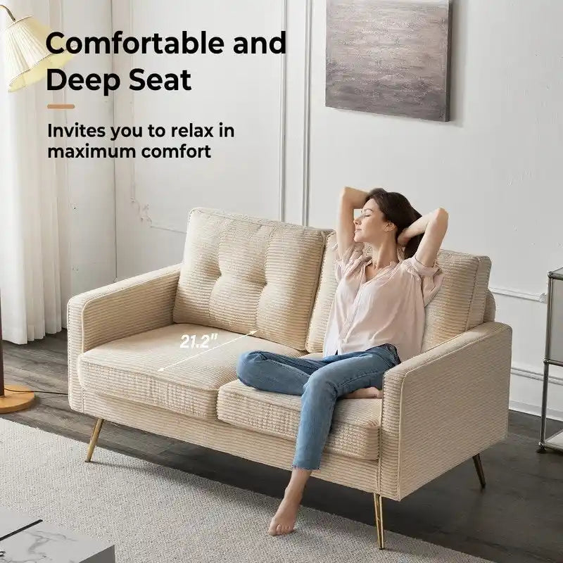 VINGLI 56 Modern Loveseat