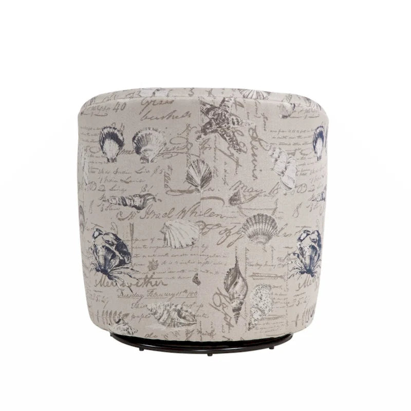 Sea Oat Swivel Barrel polyester Chair