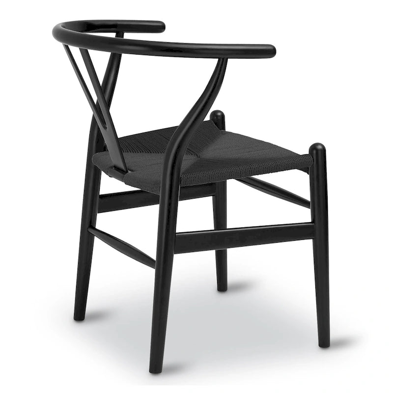Poly & Bark Weave Chairs - Solid Wood Frame (Set of 2)