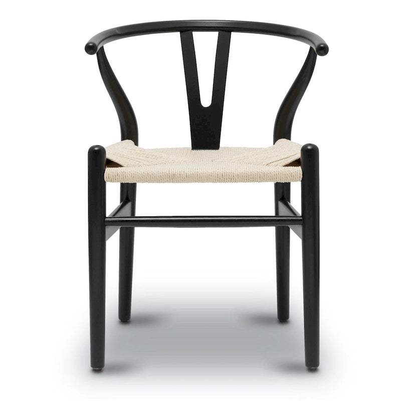 Poly & Bark Weave Chairs - Solid Wood Frame (Set of 2)
