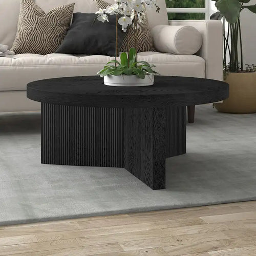 Runder Couchtisch mit 36 Zoll Durchmesser